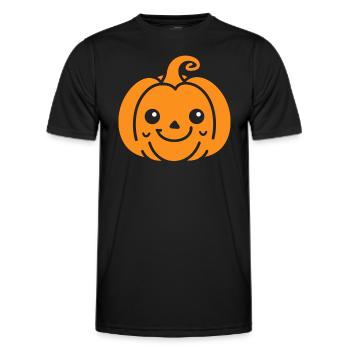 Citrouille - T-shirt sport Homme - noir - Devant - AI Model Male 178 dark (178cm)