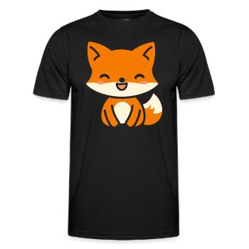RAND 7 - Männer Funktions-T-Shirt - Schwarz - Vorne - AI Model Male 178 dark (178cm)