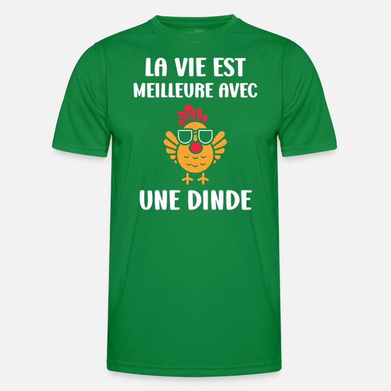 Dinde T-shirt sport Homme