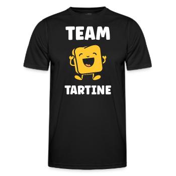 Tartine - T-shirt sport Homme - noir - Devant - AI Model Male 178 dark (178cm)
