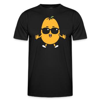 Kartoffel - Männer Funktions-T-Shirt - Schwarz - Vorne - AI Model Male 178 dark (178cm)