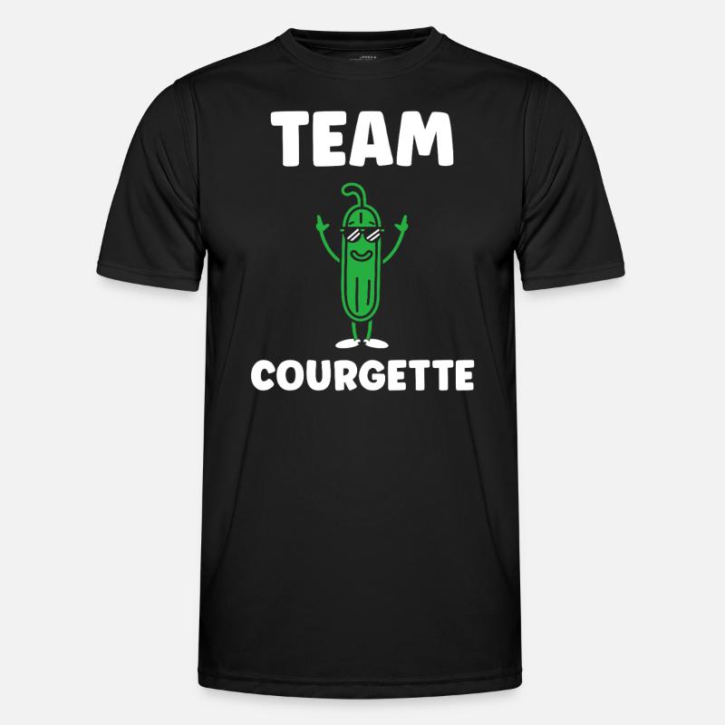 Zucchini Humor - Men's Functional T-Shirt - black