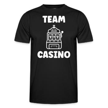 Casino - Men's Functional T-Shirt - black - Front - AI Model Male 178 dark (178cm)