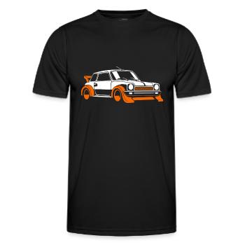 Rallye-Fahrzeug - Männer Funktions-T-Shirt - Schwarz - Vorne - AI Model Male 178 dark (178cm)