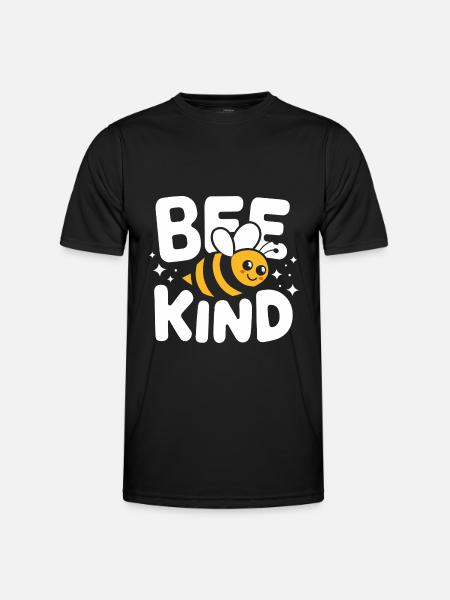 honey bee beekeeper bees bee - Men's Functional T-Shirt - black