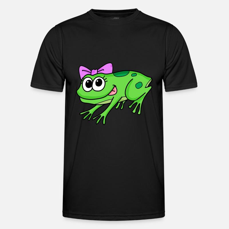 Frosch Mädchen Dame Männer Funktions-T-Shirt
