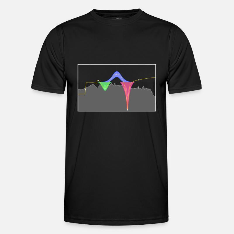 EQ EQUALIZER STUDIO PRODUCER - Men's Functional T-Shirt - black