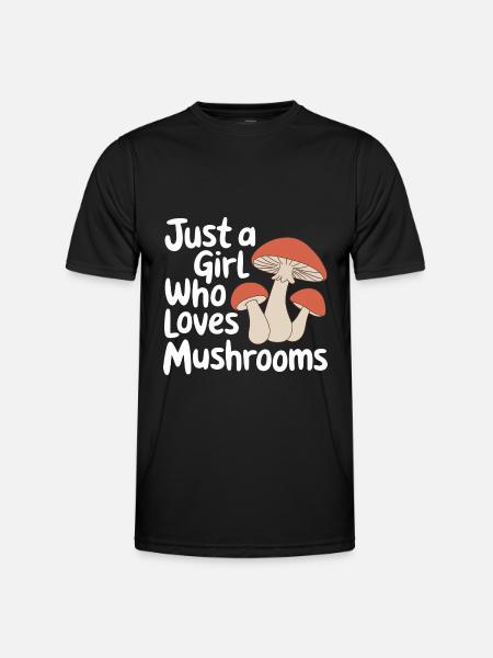 Champignons Champignons Champignon Champignon - T-shirt sport Homme - noir
