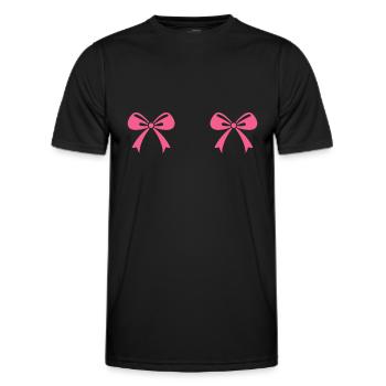 Breast Cancer Awareness - Men's Functional T-Shirt - black - Front - AI Model Male 178 dark (178cm)