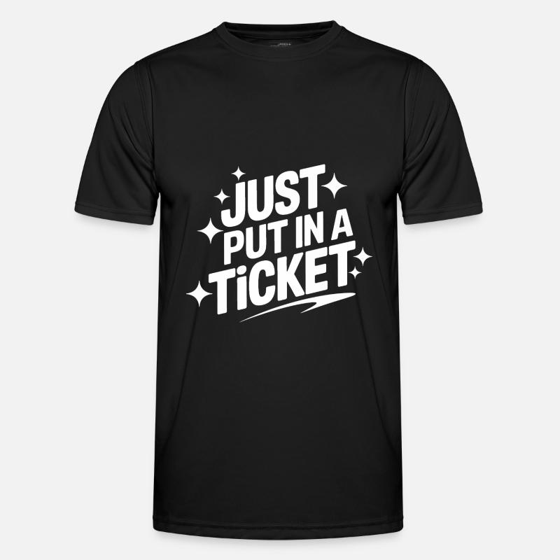 Technischer Support Computerfreak Nerd - Männer Funktions-T-Shirt - Schwarz