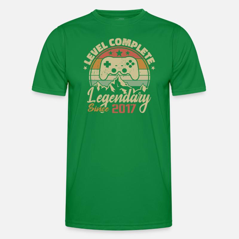 2017 Complete Level Geburtstagsgeschenk - 2017 Männer Funktions-T-Shirt