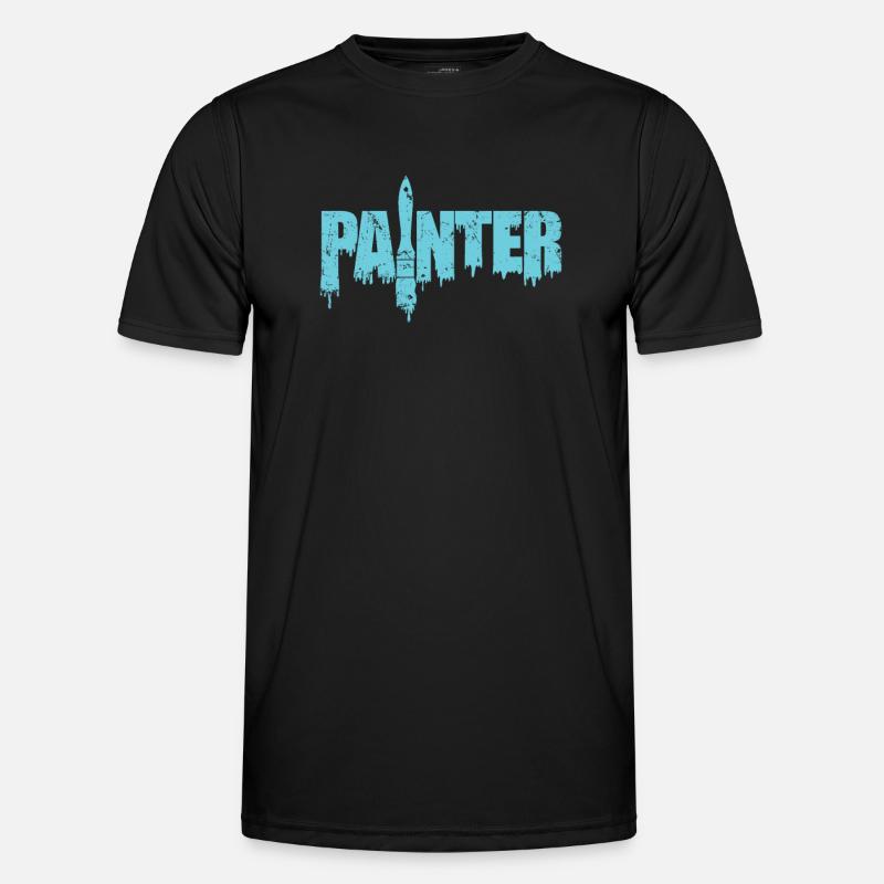 Painter Painter Profession Varnisher - Men's Functional T-Shirt - black