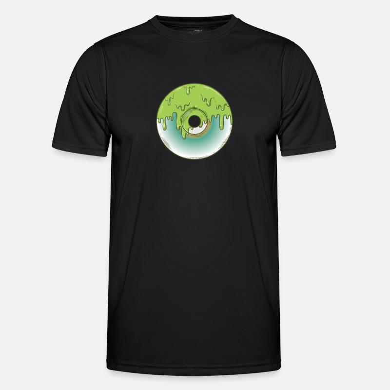 CD Retrospeichermodul Datenträger - Männer Funktions-T-Shirt - Schwarz
