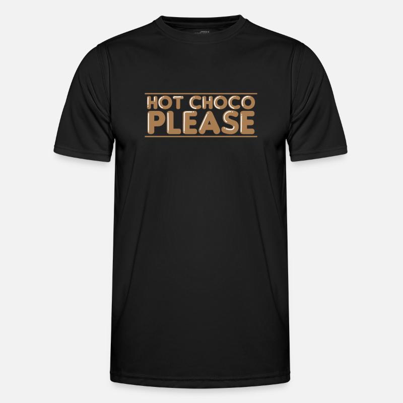 Hot Choco Please Candy Cocoa T-shirt sport Homme