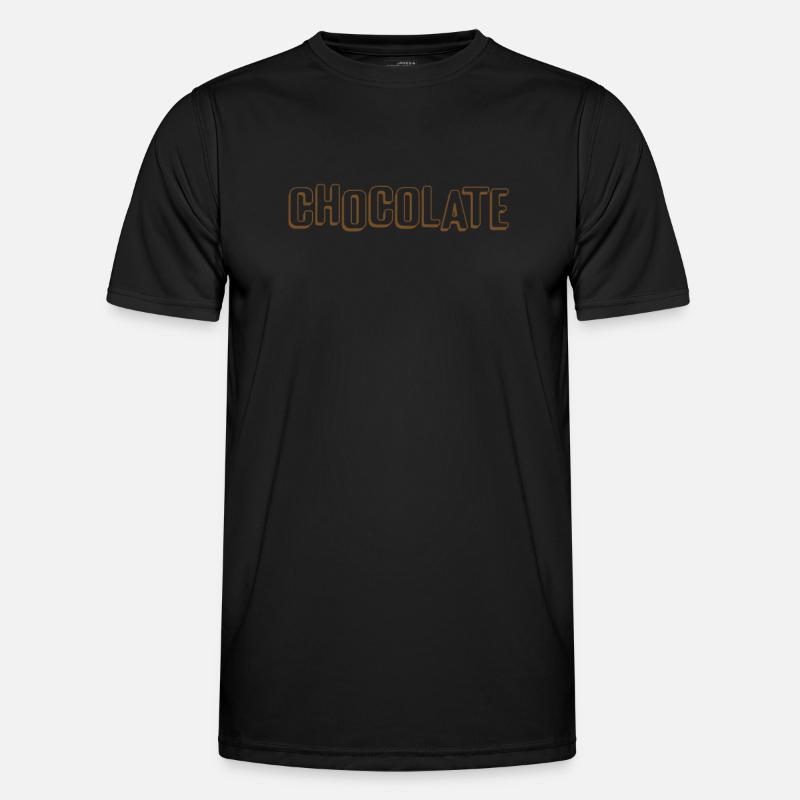 Chocolate Candy Cocoa - Men's Functional T-Shirt - black
