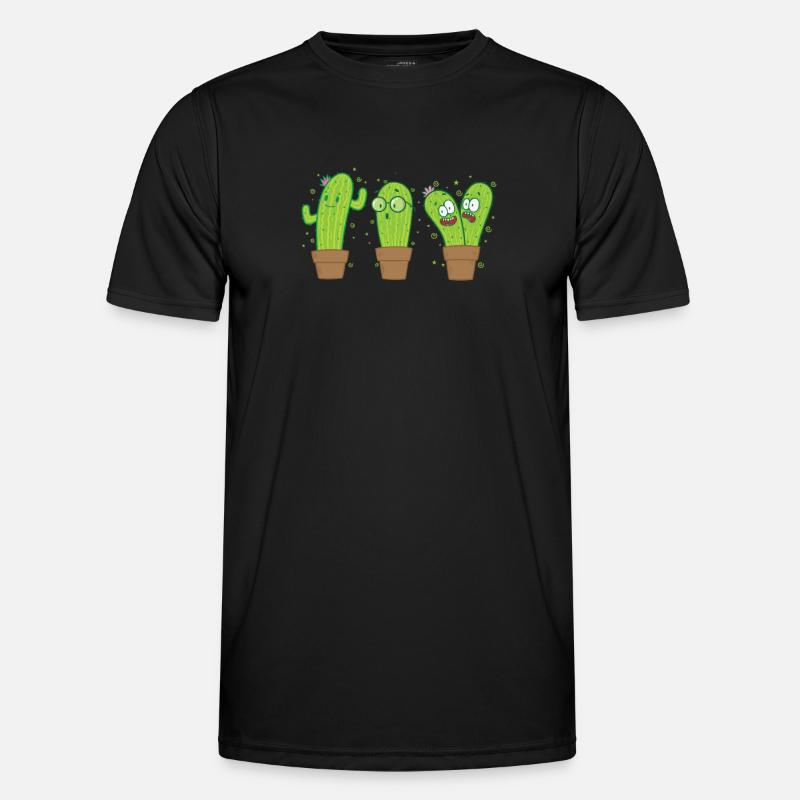 funny cacti Men's Functional T-Shirt
