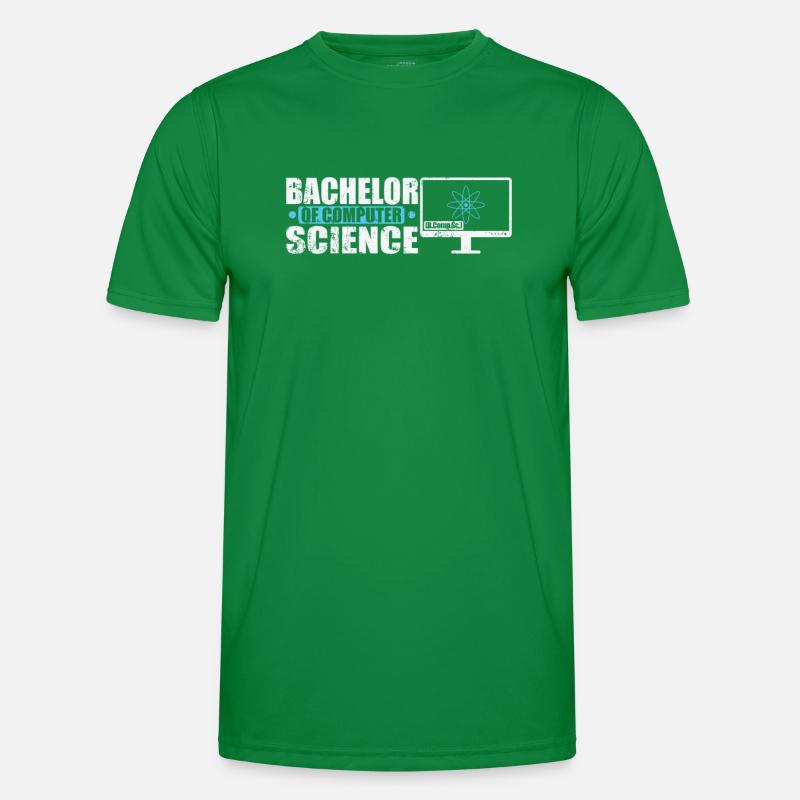 Bachelor of Computer Science Softwareentwicklung Männer Funktions-T-Shirt
