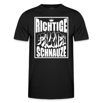 Berlin Souvenir Touristen Hauptstadt Metropole BLN - Männer Funktions-T-Shirt - Schwarz - Vorne - AI Model Male 178 dark (178cm)