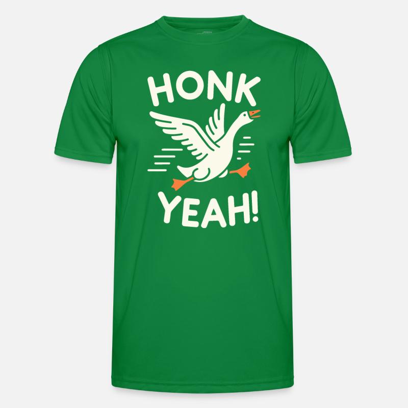 Honk Yeah! Gänse Meme Männer Funktions-T-Shirt