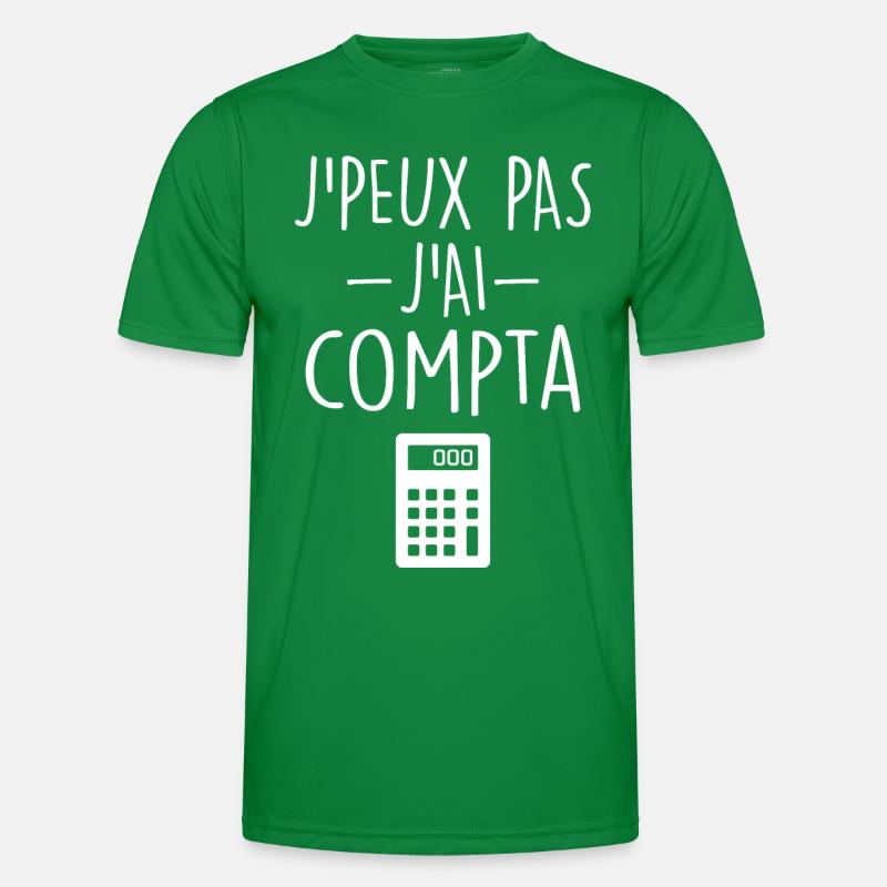 Comptable | Comptabilité | Compter | Chiffre T-shirt sport Homme