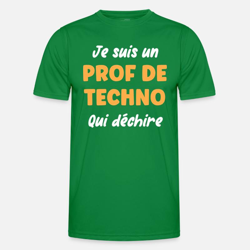 Prof de techno T-shirt sport Homme