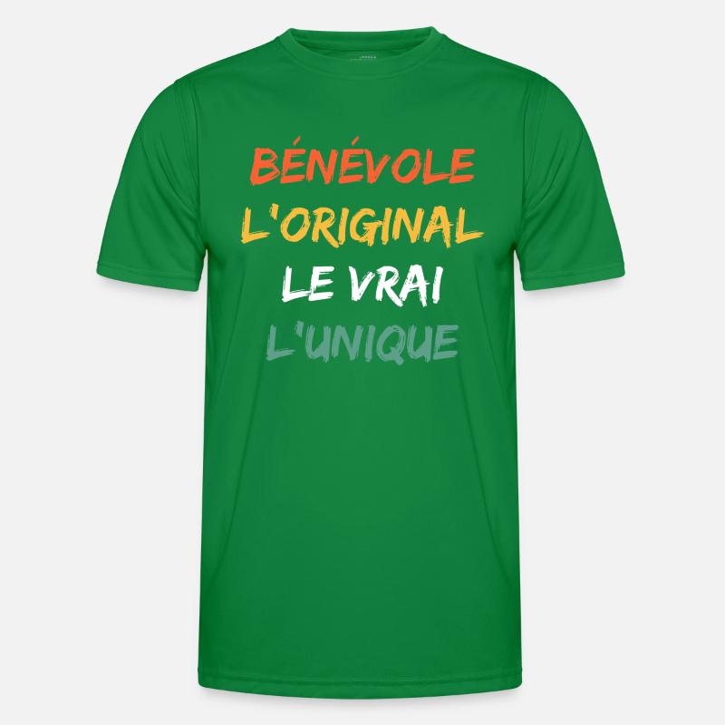 bénévole T-shirt sport Homme