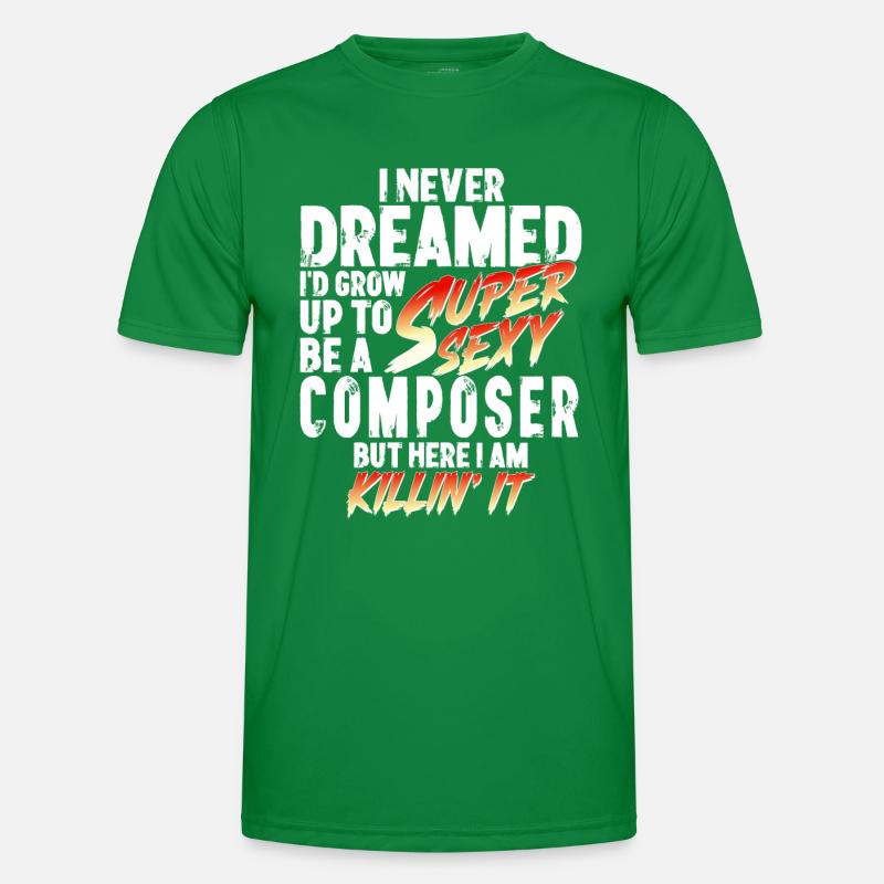 Super Sexy Composer Composition Gift Men's Functional T-Shirt