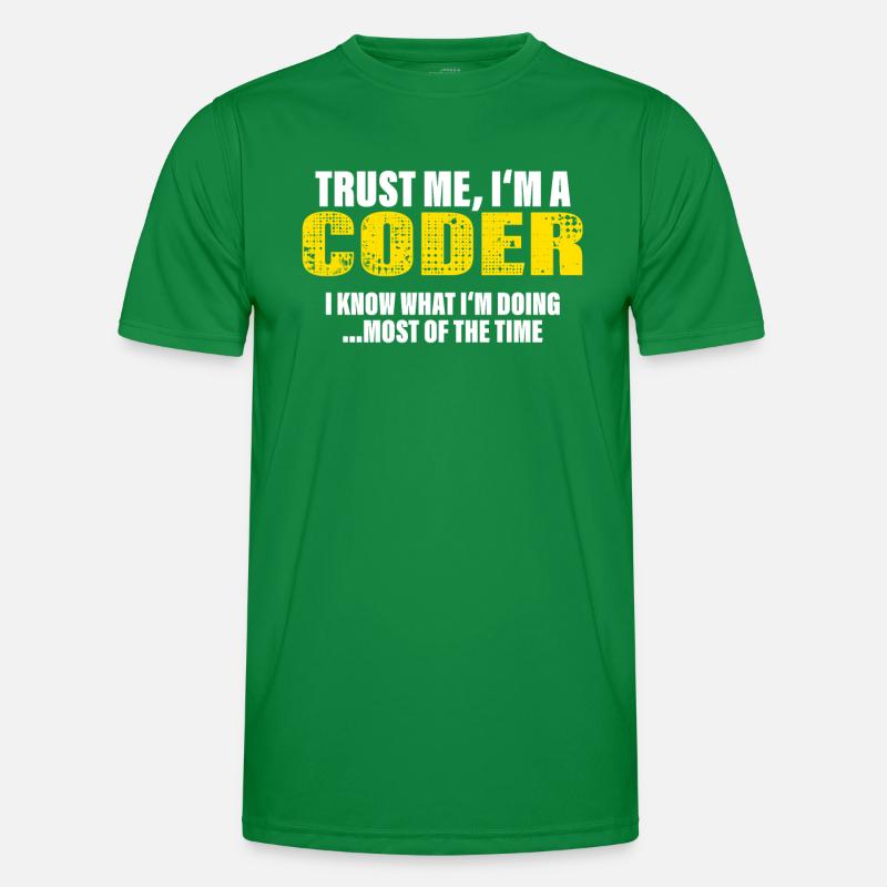 Vertrau Mir Ich Bin Programmierer Geschenk Lustig Männer Funktions-T-Shirt