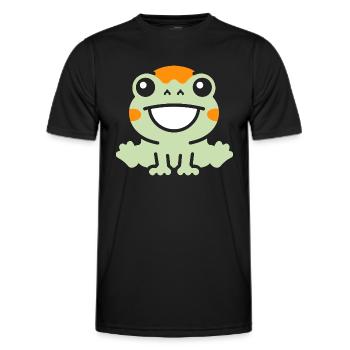 caméléon - T-shirt sport Homme - noir - Devant - AI Model Male 178 dark (178cm)