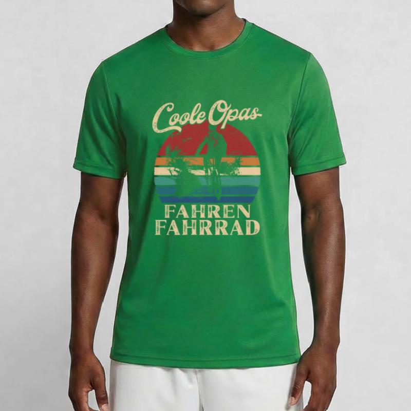 Cool Mpas Faisant Du Vélo Rétro Papy T-shirt sport Homme
