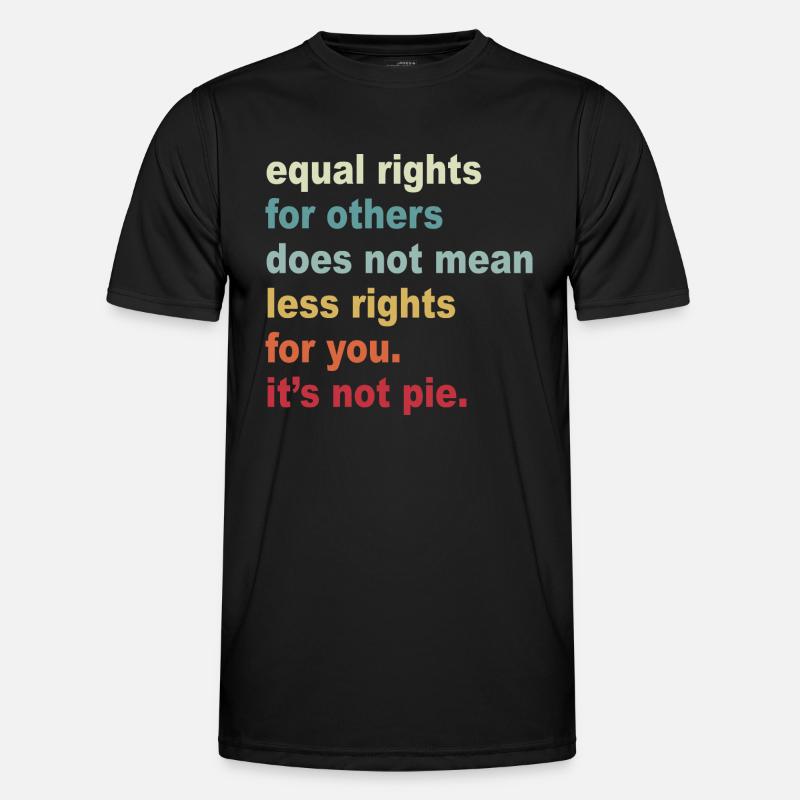 Equal Rights Graphic - Men's Functional T-Shirt - black
