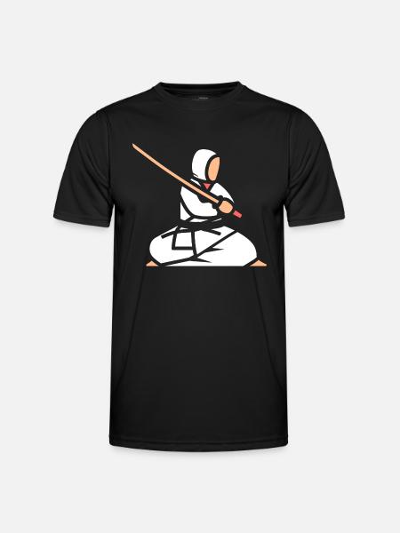 iaido - Men's Functional T-Shirt - black