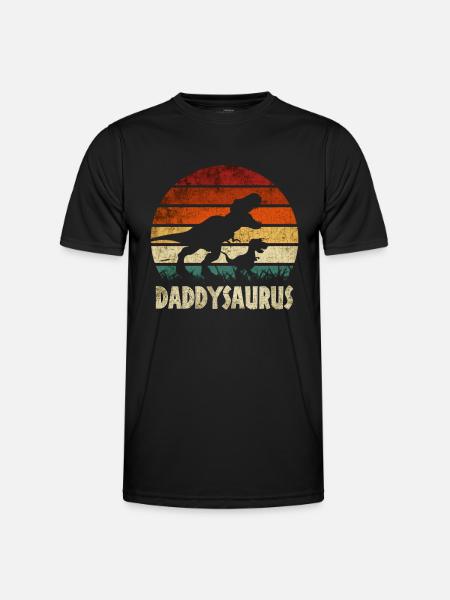 DADDYSAURUS - T-shirt sport Homme - noir