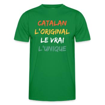 Catalan 3 - T-shirt sport Homme - vert - Devant - AI Model Male 178 dark (178cm)