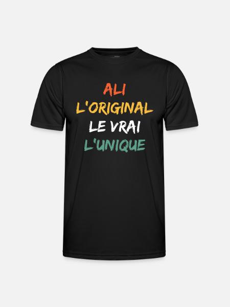 ali - T-shirt sport Homme - noir