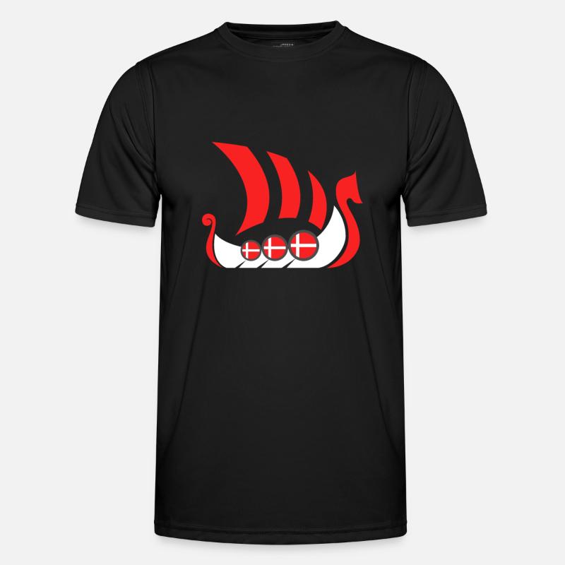 Denmark Vikings - Men's Functional T-Shirt - black