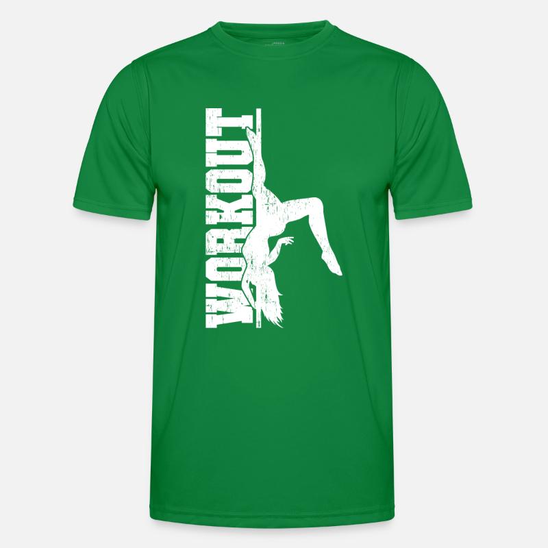 Pole Dance Workout Geschenk Männer Funktions-T-Shirt