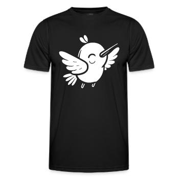 hummingbird - Men's Functional T-Shirt - black - Front - AI Model Male 178 dark (178cm)