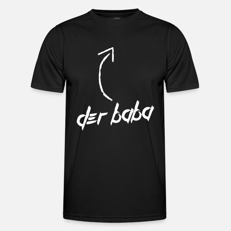 DER BABA - Männer Funktions-T-Shirt - Schwarz