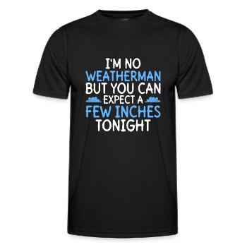 Meteorologist Weather Climate Weather Forecast - Men's Functional T-Shirt - black - Front - AI Model Male 178 dark (178cm)