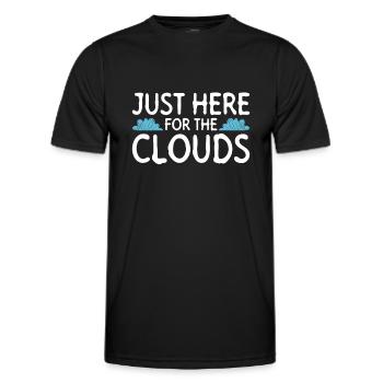 Météorologue Météo Climat Prévisions Météo - T-shirt sport Homme - noir - Devant - AI Model Male 178 dark (178cm)