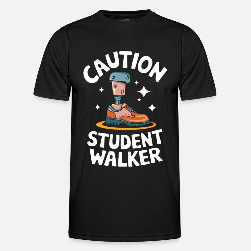 Amputation Behinderung - Männer Funktions-T-Shirt - Schwarz