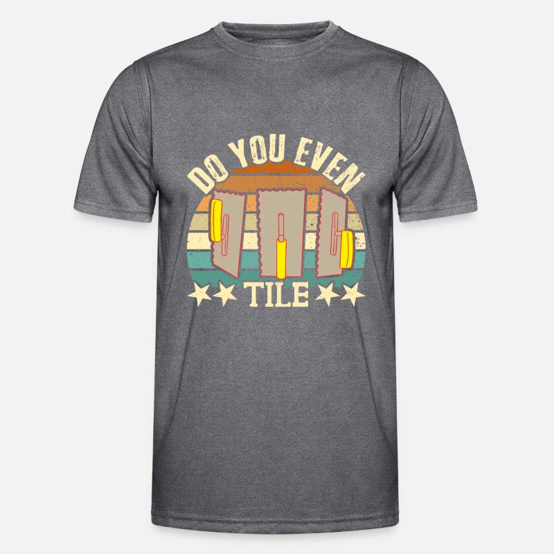 Beruf Bester Fliesenleger Geschenk-Idee Männer Funktions-T-Shirt