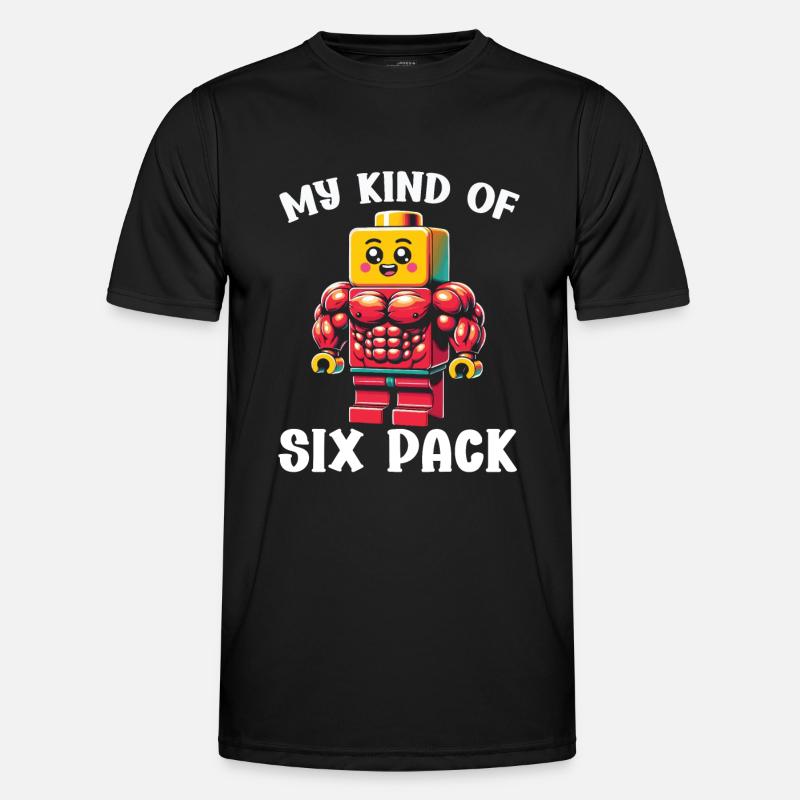 Expert Master Builder Bricks - Men's Functional T-Shirt - black