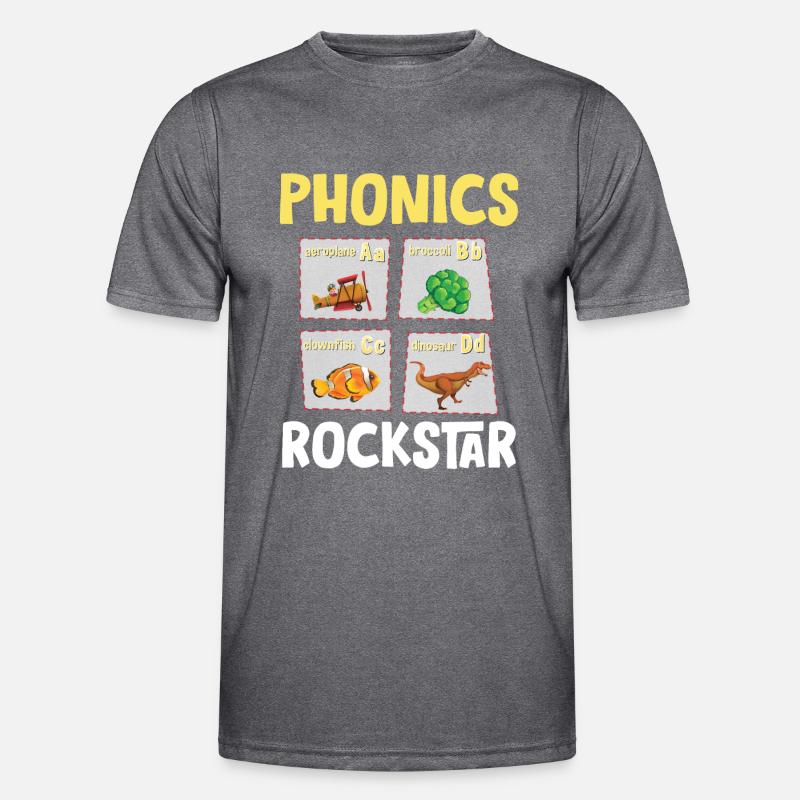 Phonics-Bewusstsein, Leseverständnis Phonic Männer Funktions-T-Shirt
