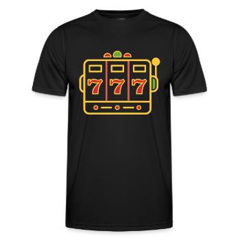 Casino - Men's Functional T-Shirt - black - Front - AI Model Male 178 dark (178cm)