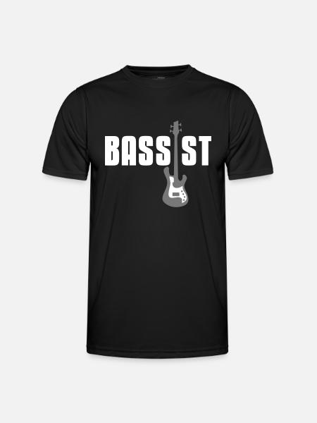 bassist - Männer Funktions-T-Shirt - Schwarz