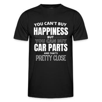 Auto Tuning Tuner Visseuse Car Tuner Fun Shirt - T-shirt sport Homme - noir - Devant - AI Model Male 178 dark (178cm)