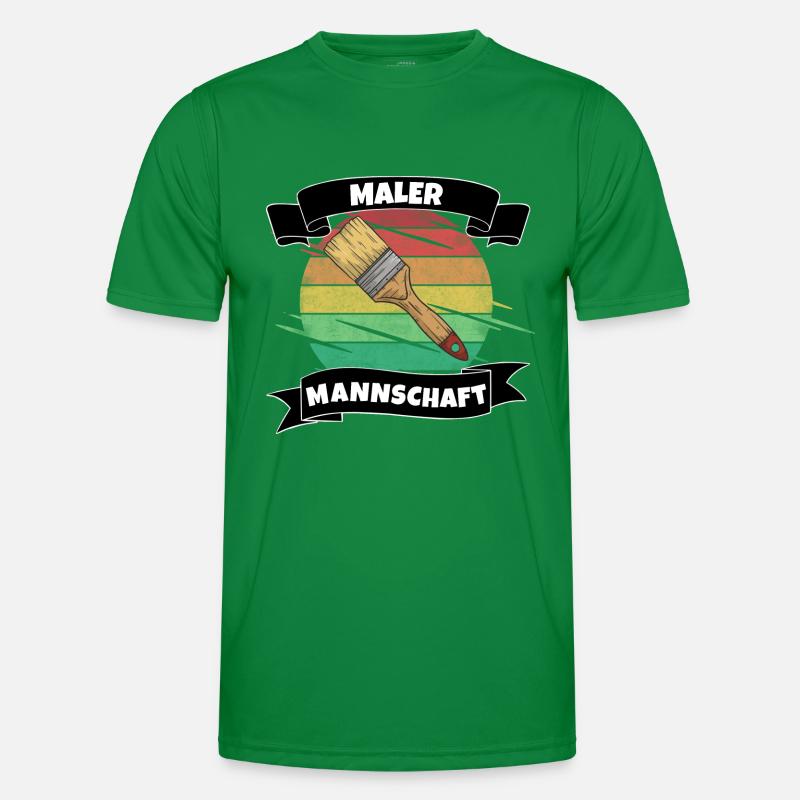 Maler Mannschaft Männer Funktions-T-Shirt
