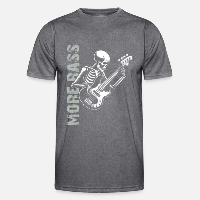 Plus Basse - Skeleton avec Basse T-shirt sport Homme